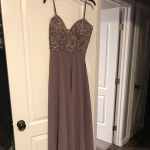 Purple Evening Gown